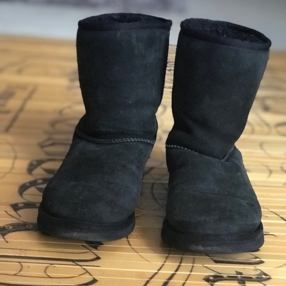 SOLD | Classic Short Black Suede Boots | SOLD